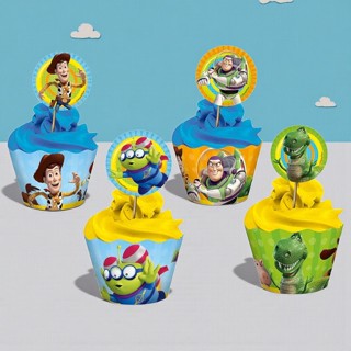 Cupcake Wrapper com Enfeite Toy Story - Disney Original - 12 unidades - Regina - Rizzo em Oferta na Shopee