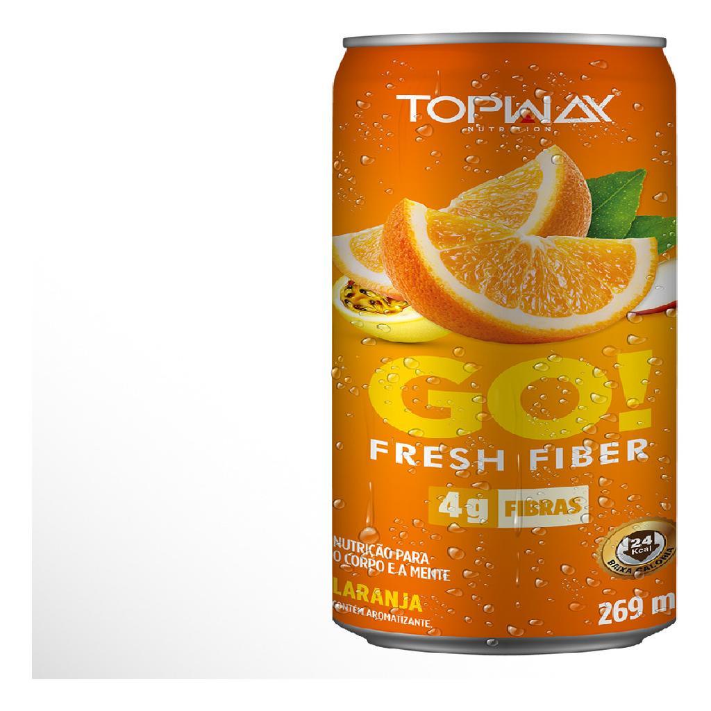 Bebida Gaseificada Prebiótica Go Fresh Sabor Laranja 269ml