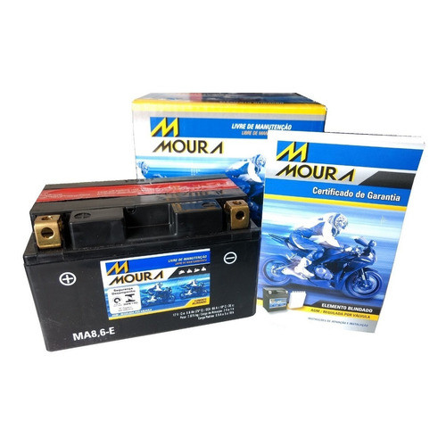 Bateria Moura Cbr 500r Cbr 650f Cb 500f Cb 500x - Ma8,6-e
