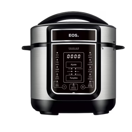 Panela de Pressão Elétrica 3L EOS Multicooker Digital Inox EPP30DI 127V