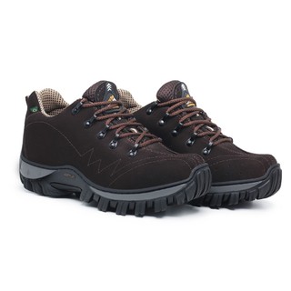 Bota Coturno Adventure Masculino em Couro Palmilha Gel Casual Conforto Trilha Trabalho