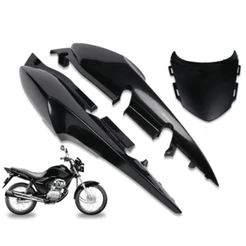 Rabeta Completa Cg 150 Mix Fan 150 2009 A 2013 Par Preto Injetado