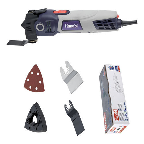 【Hanabi】Multiferramenta Oscilante com Pá Multifuncional HANABI Lixadeira 400W Triangular 110V/220V em Oferta na Shopee