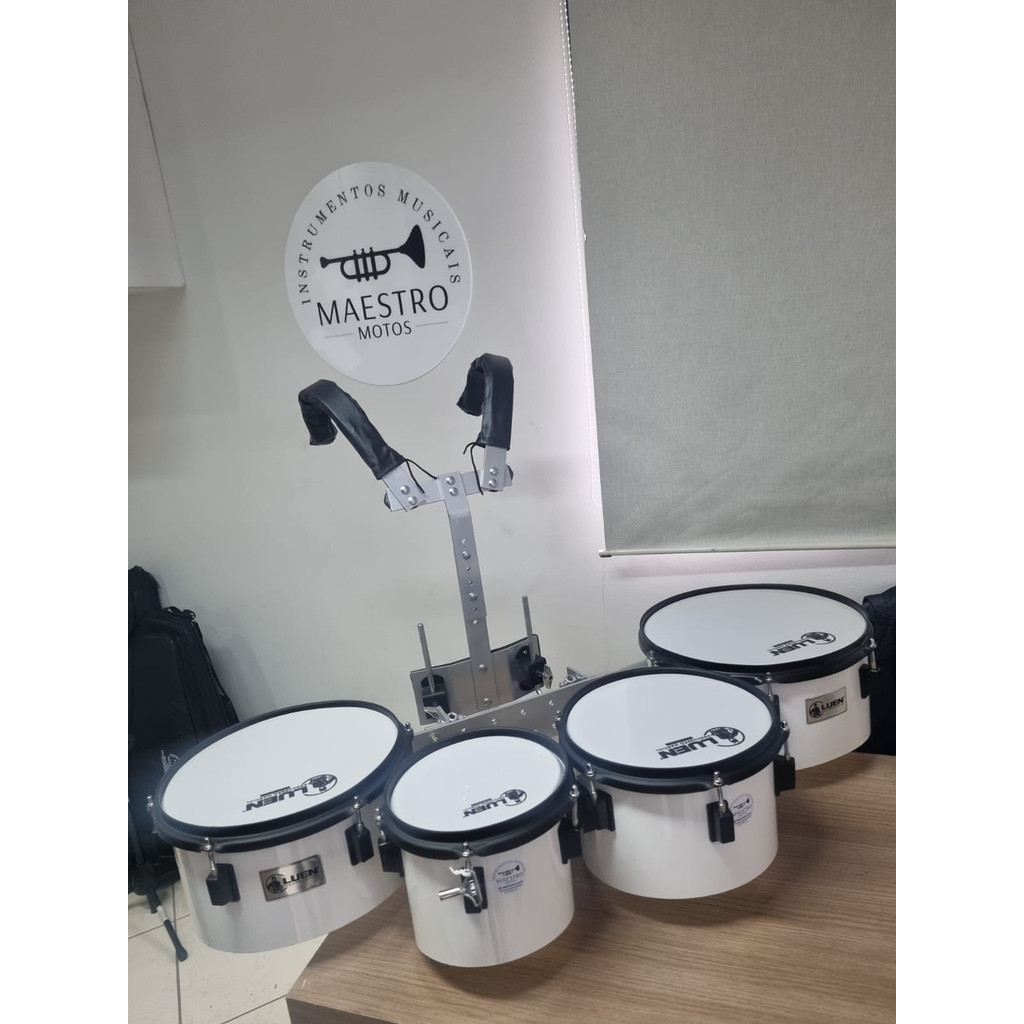 Quadriton Tenor Drum Luen c/ Colete NOVO
