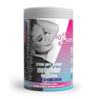 Creme para Pentear Curly Styling Cream Soul Power - Modela, Repõe Nutrientes e Reduz o Frizz - 800g em Oferta na Shopee
