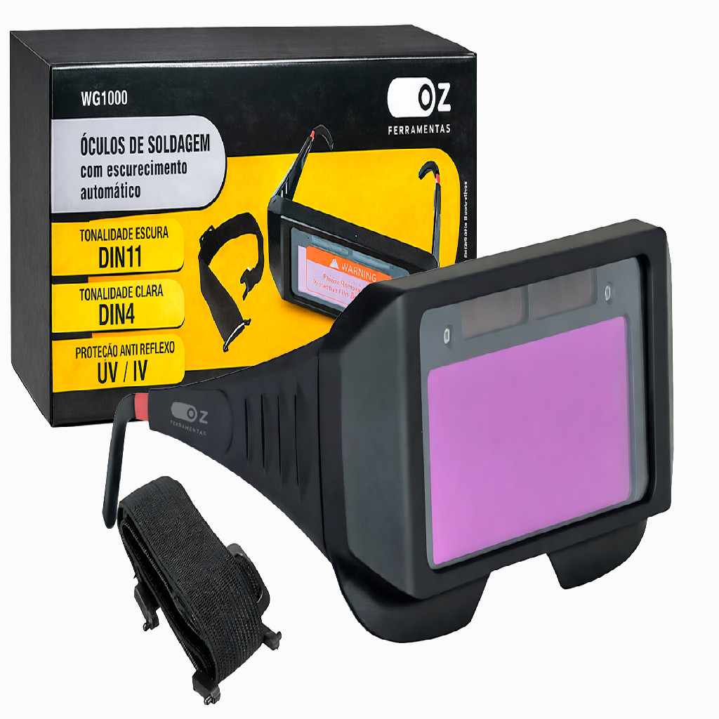 Óculos De Solda Para Soldador Com Escurecimento Automático Ozline em Oferta na Shopee