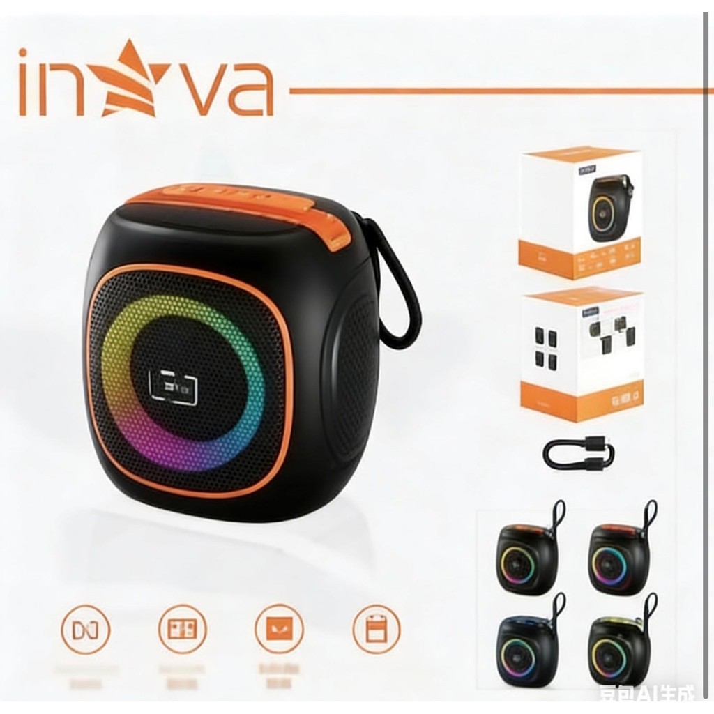 Inova Caixa De Som Sem Fio Portatil
