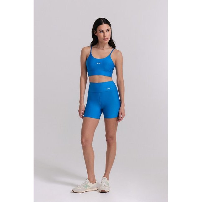 Conjunto Short PowerSlim +Top Alça Digital Urbana Alta Compressão Proteção UV50+ Zero Transparência