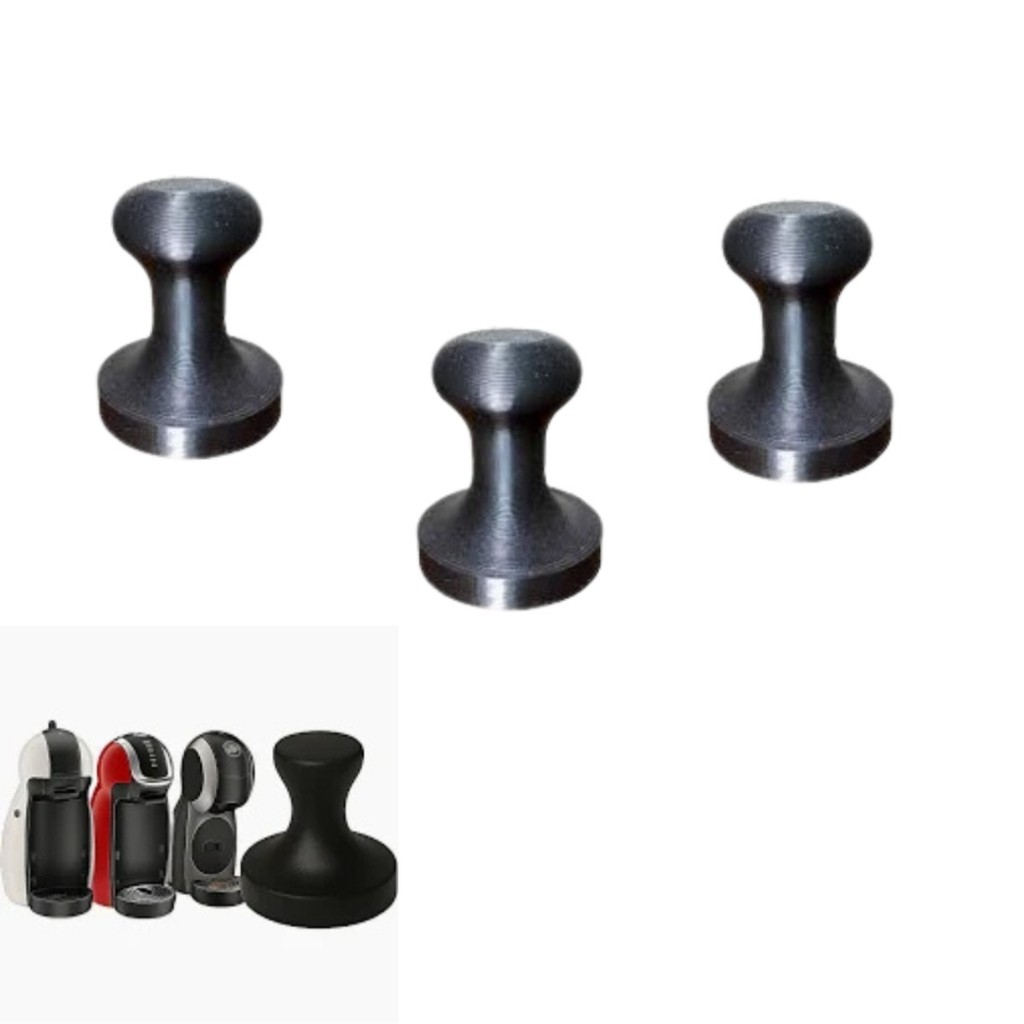 Kit 3 Tampers Socadores para Cápsula Reutilizável Dolce Gusto