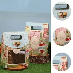 10 SACOLA COM VISOR P PÁSCOA 20X7X14 VILA ENCANTADA 5675 ( PASCOA JANGO 2026 )