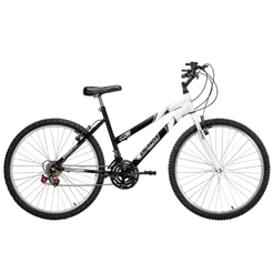 Bicicleta Feminina Aro 26 Passeio Urbano Praia Ultra Bikes Bicolor 18 Marchas
