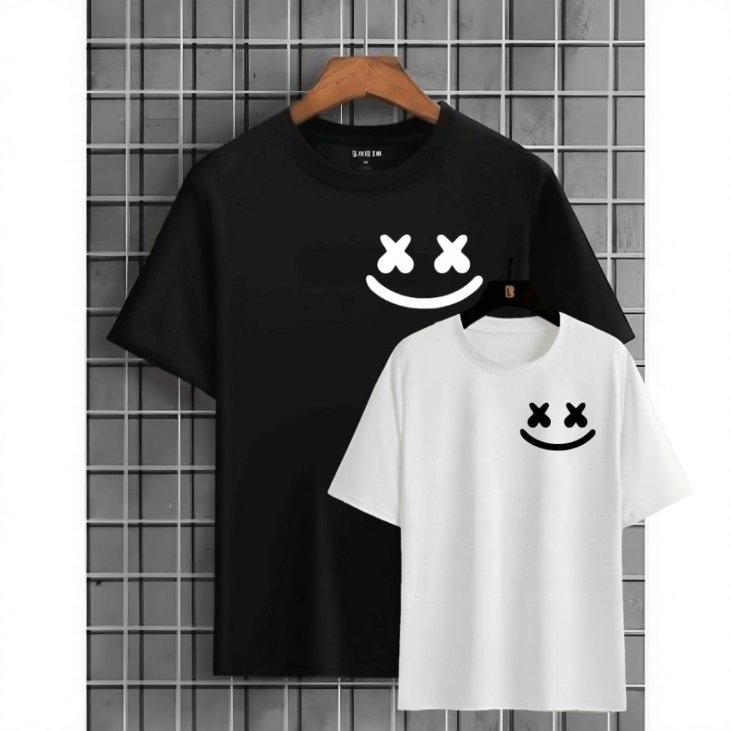 Camiseta Masculina 100% Algodão 30.1 Camisa Dj Marshmello Manga Curta Todos Tamanho