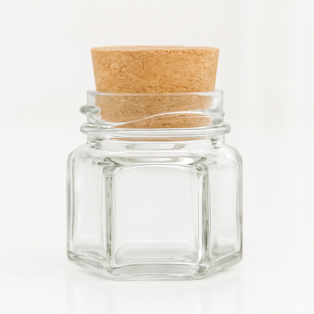 100 potes de Vidro 40ml mini geleia brigadeiro vela sextavado e rolha