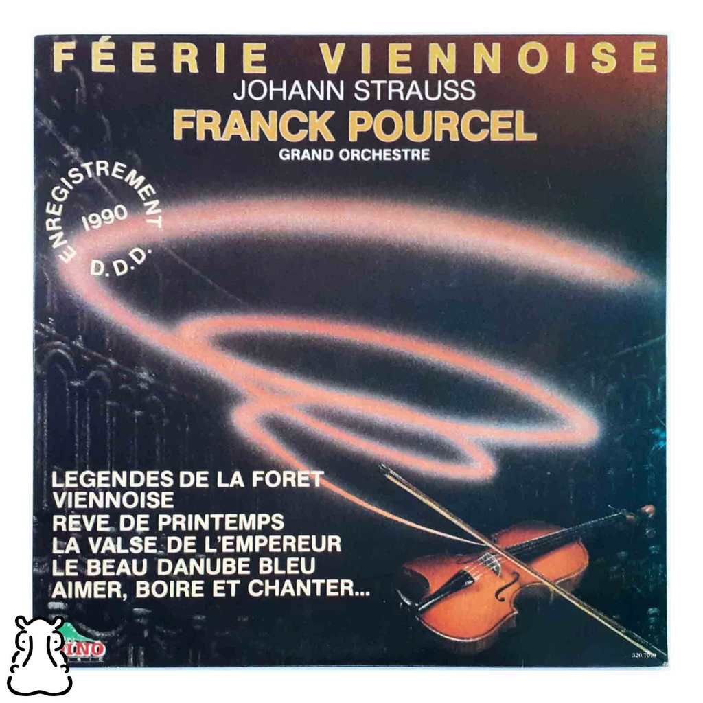 LP Franck Pourcel Strauss Féerie Viennoise Vinil Amostra - Hm