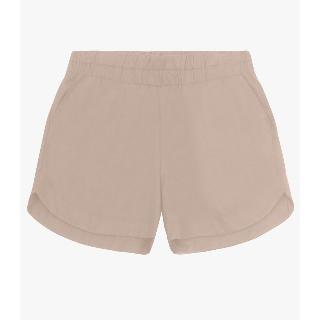Shorts Curto Plus Size Secret Glam Bege