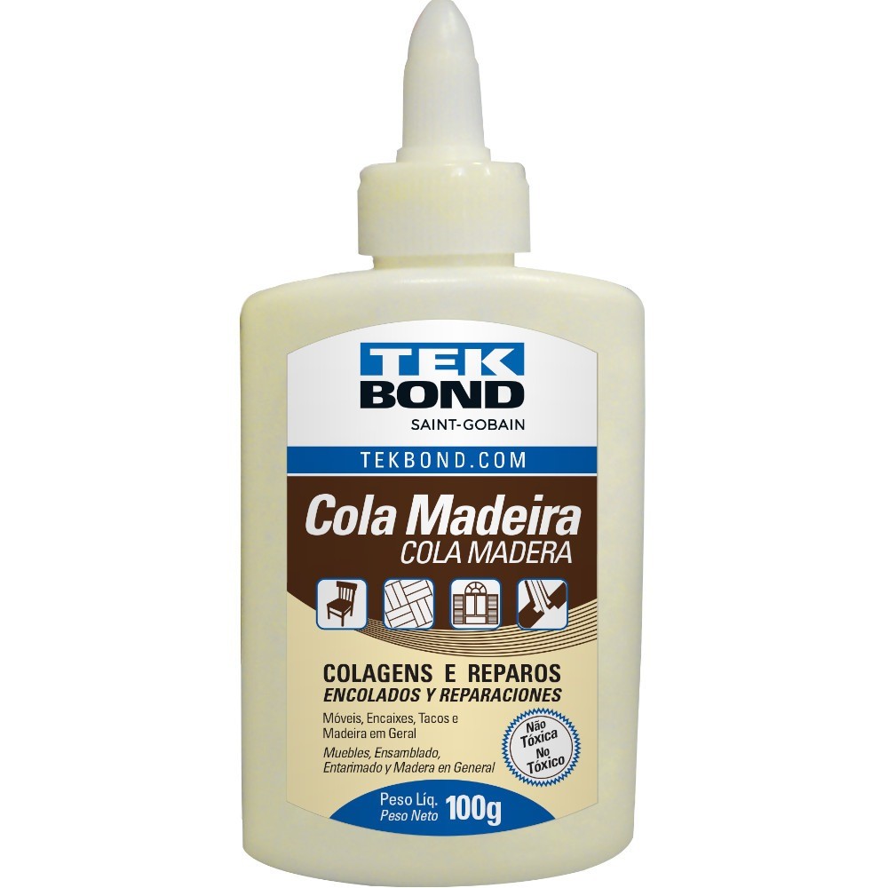 Cola branca para madeira 100g - Tekbond