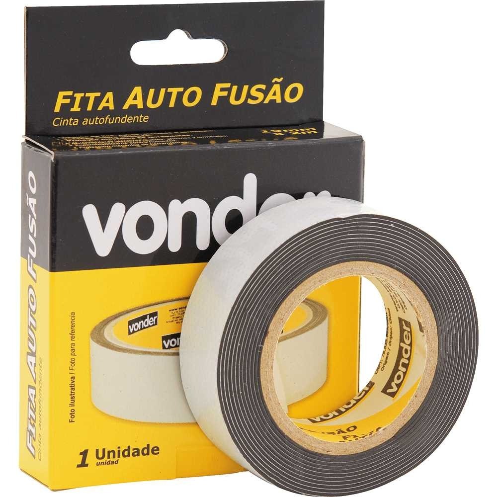 Fita isolante auto fusão de 19 mm x 2 metros - Vonder