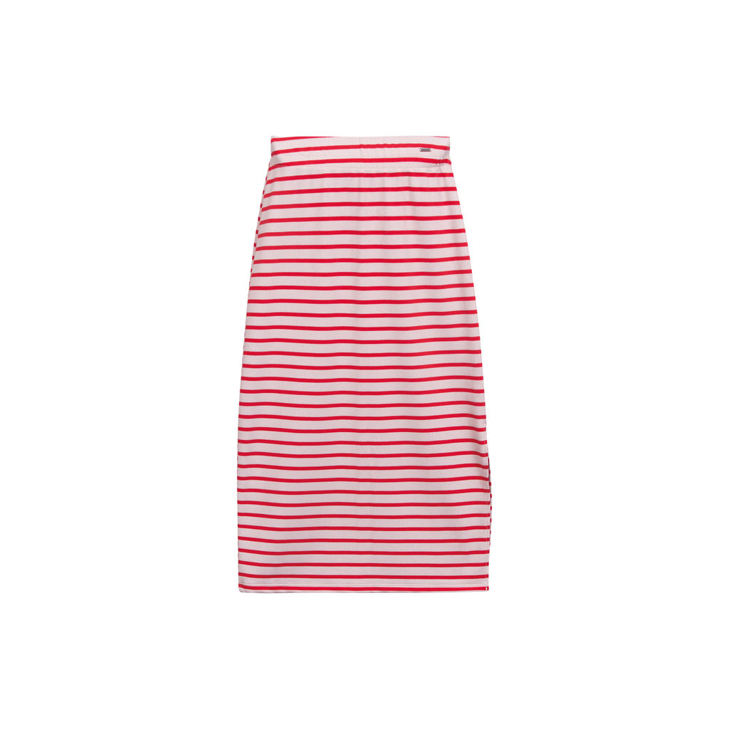 Saia Midi Listrada Marialícia Vermelho