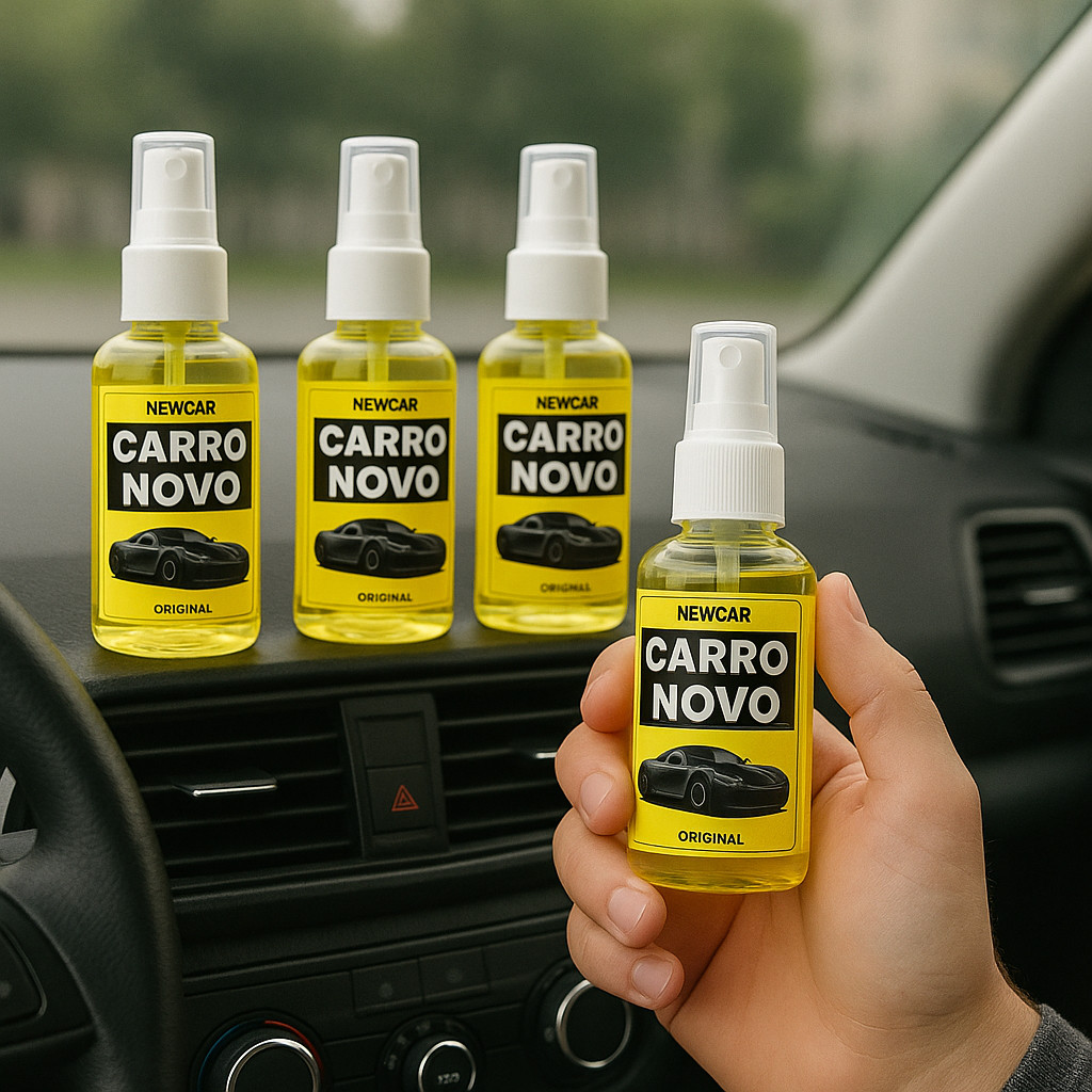 Kit 3 Cheirinho 30ml CARRO NOVO Spray Automotivo Para Carro Aromatizante de Qualidade Concentrado NEWCAR