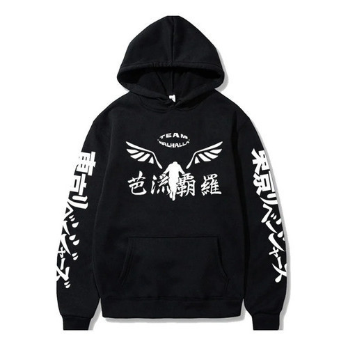 Blusa De Moletom Anime Tokyo Revengers Team Valhalla Faixas