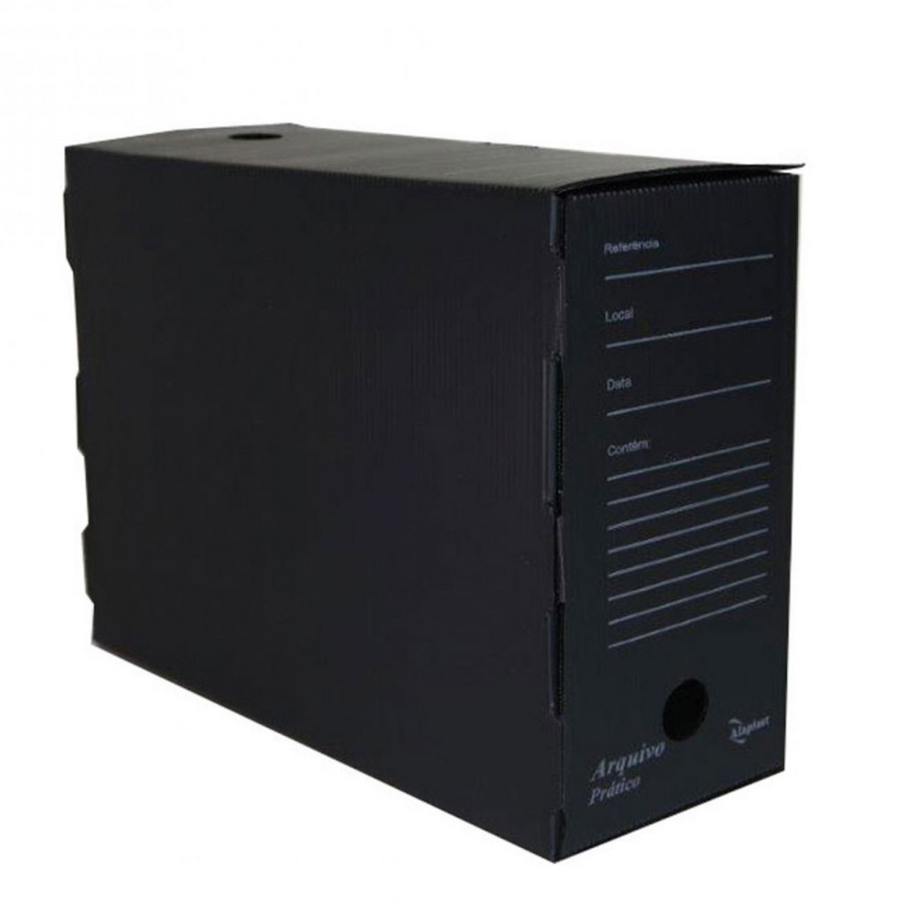 10 un Arquivo Morto Plástico Polionda - Preta em Oferta na Shopee