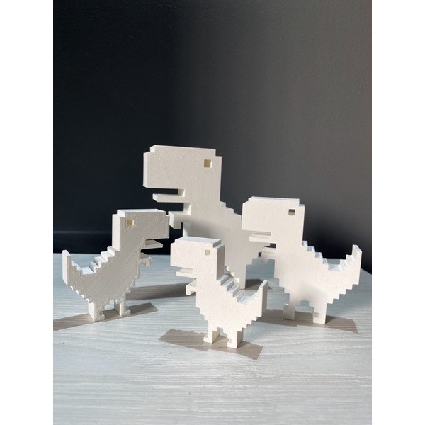[O MAIS VENDIDO+ENVIO RÁPIDO!] Dinossauro ou Dino do Google Pixel - 3D
