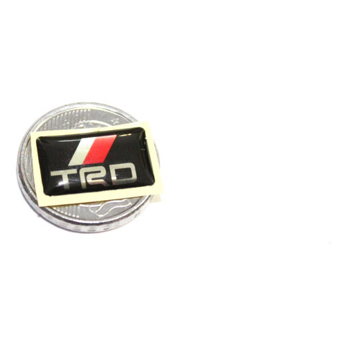 Mini Emblema Trd Toyota Rav4 Corolla Camry Etios Hilux Yaris Preto