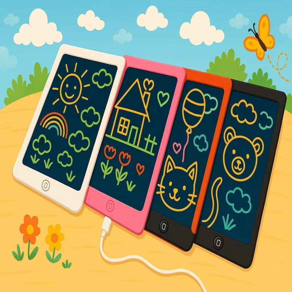 Lousa Mágica Recarregável USB Lcd Infantil Tablet Com Caneta 12 Polegadas -PL