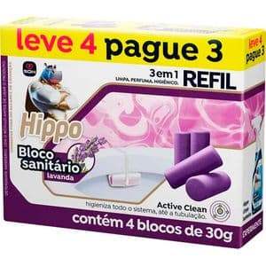 Desodorizador Sanitário Hippo Lavanda Refil LV 4 PG 3 30g