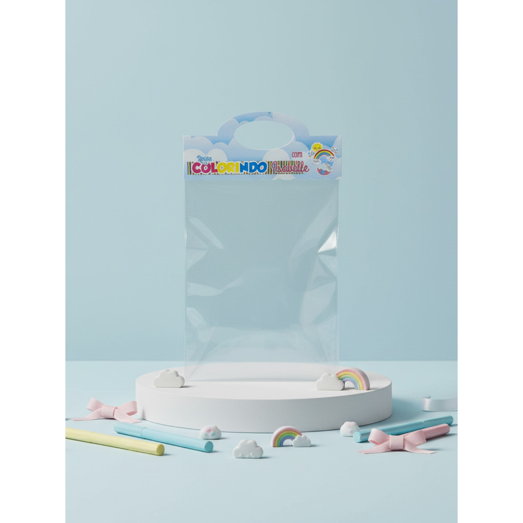 KIT LAPELA COM ALÇA + SAQUINHO PERSONALIZADA  Fazemos diversos temas IDEAL / BRINDES E LEMBRANCINHAS