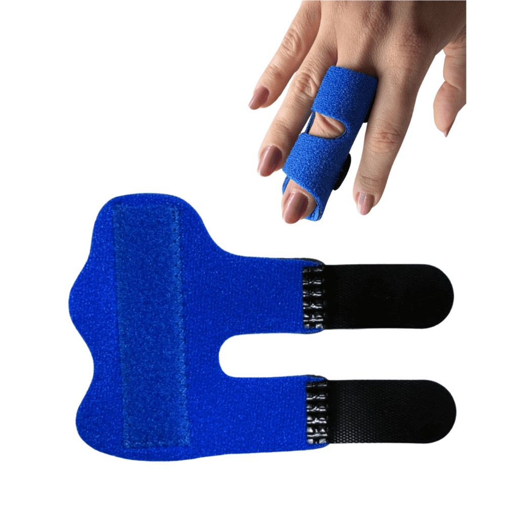 Tala para Dedo Azul Suporte Ortopédico Ajustável para Tendinite Artrite Lesao Recuperação