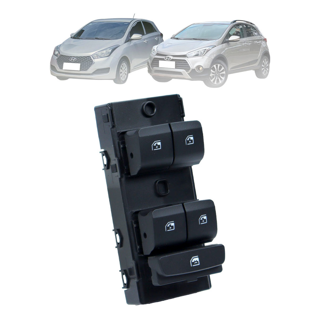 Interruptor Botão Vidro Elétrico Hb20 Controle Motorista Hyundai 2020 2021 2022 2023 24 2025 Bratus em Oferta na Shopee