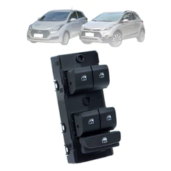 Interruptor Botão Vidro Elétrico Hb20 Controle Motorista Hyundai 2020 2021 2022 2023 24 2025 Bratus