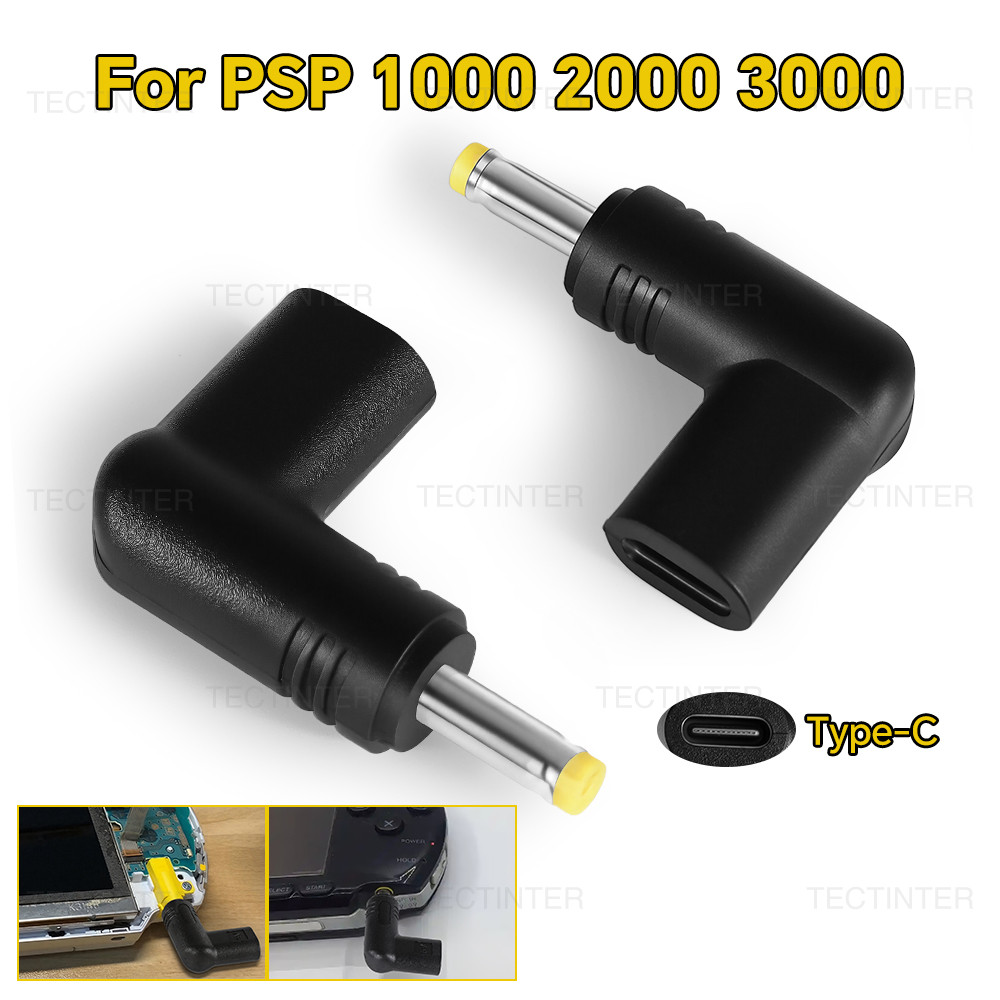 Adaptador De Conversão De Carregamento De Energia 5V Tipo-C Para DC PSP 1000/2000/3000 Console Jogo Jack Plug Acessórios em Oferta na Shopee