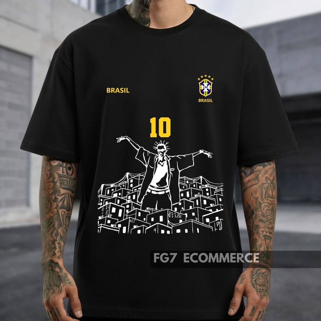 Camiseta Sabotage Maestro Do Canao Rap Nacional Brasilcore Streetwear Urban Quebrada Estilo Cria Selecao Brasileira 10 