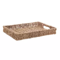 Bandeja Wolff de Sisal 30cm x 22cm x 4cm