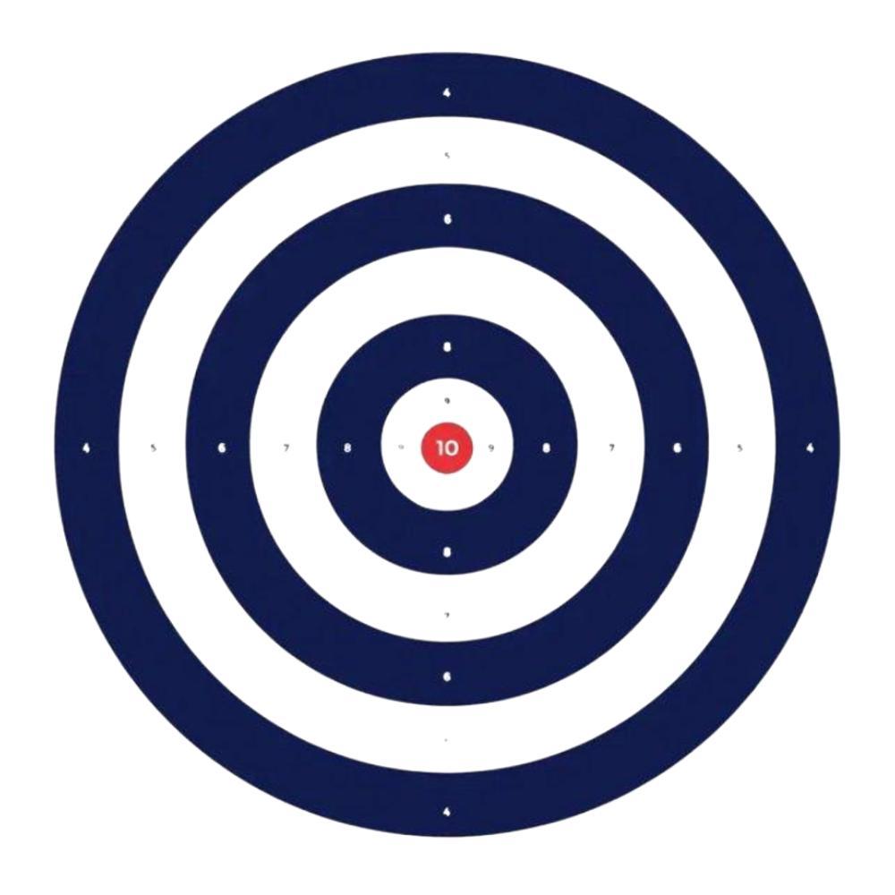 Alvo Papel Airguns Airsoft Azul 140x140mm 30und - Rossi em Oferta na Shopee