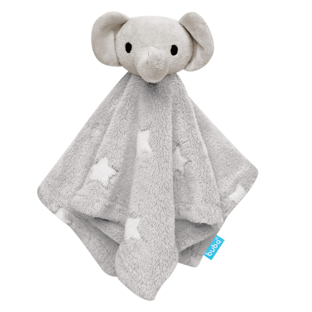 Naninha Para Bebê Elefantinho Estrelinha Cinza Buba