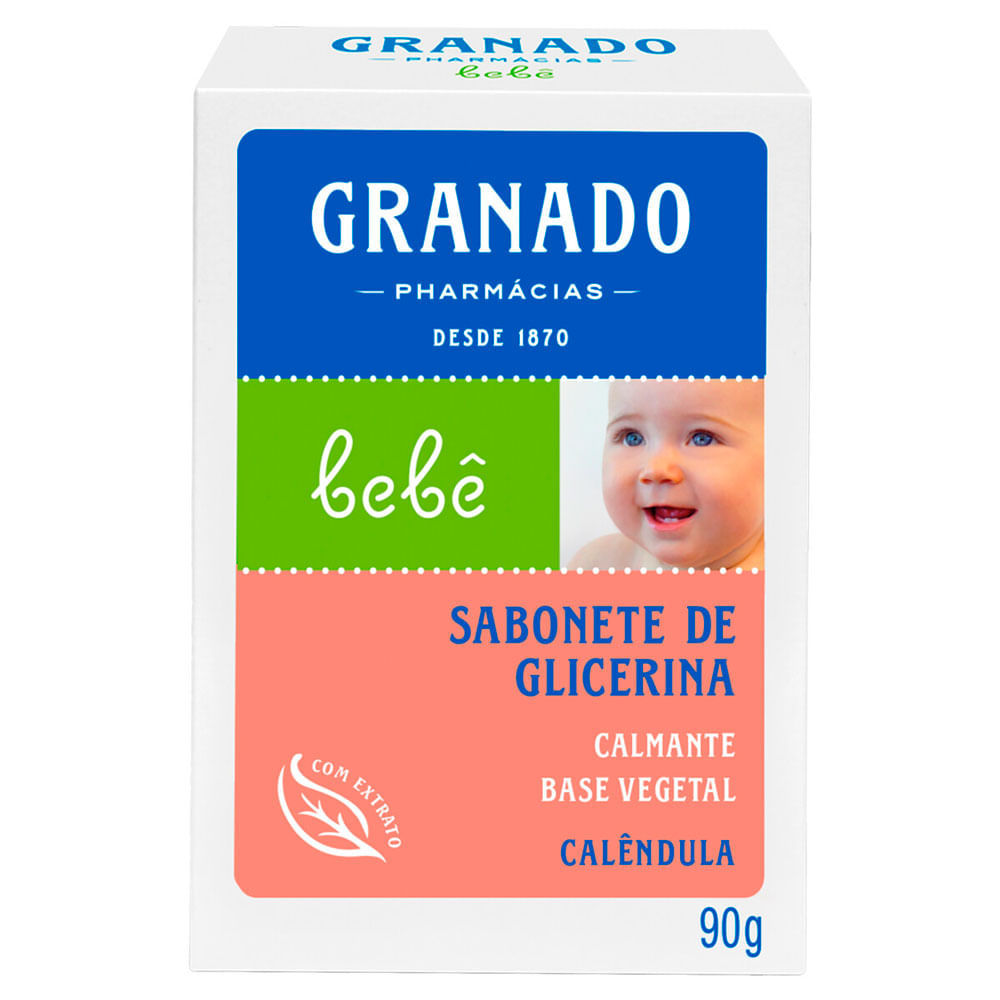 Sabonete em Barra de Glicerina Granado Bebê Calêndula 90g em Oferta na Shopee