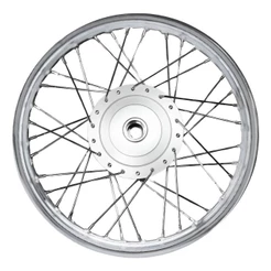Roda Aro Calha Jante Folha Dianteira Titan 125 00/04 Fan 125 05/08 Raios 4mm Cromados Freio á Tambor
