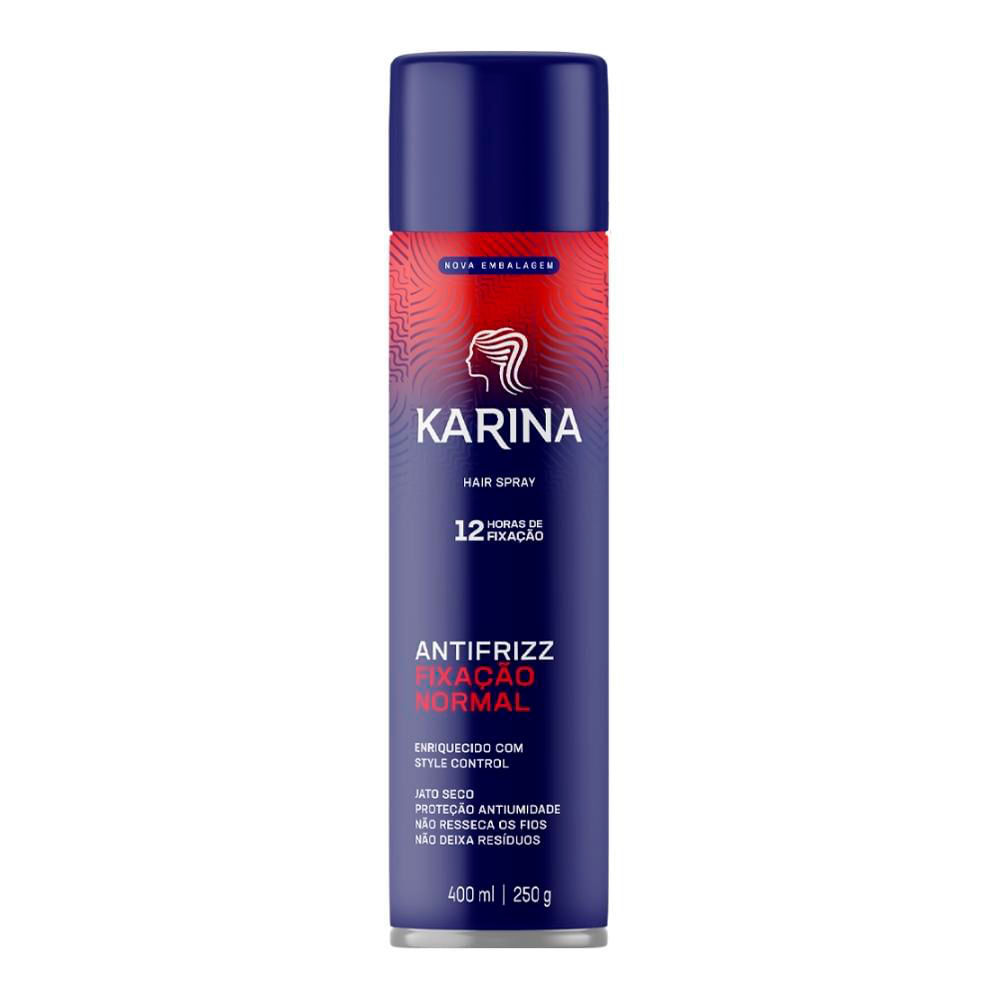Hair Spray Karina Fixação Normal 400ml em Oferta na Shopee
