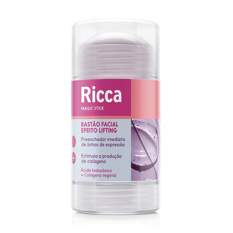 Bastão Facial Ricca Efeito Lifting - 3807 em Oferta na Shopee