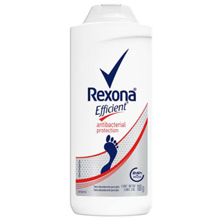 Talco Desodorante para Pés Rexona Efficient Antibacterial Protection 100g em Oferta na Shopee