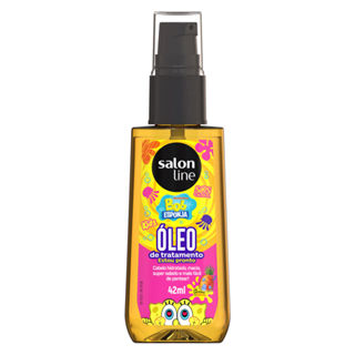 Óleo de Tratamento Salon Line Kids SOS Cachos Bob Esponja Estou Pronto com Cheirinho de Abacaxi 42ml em Oferta na Shopee