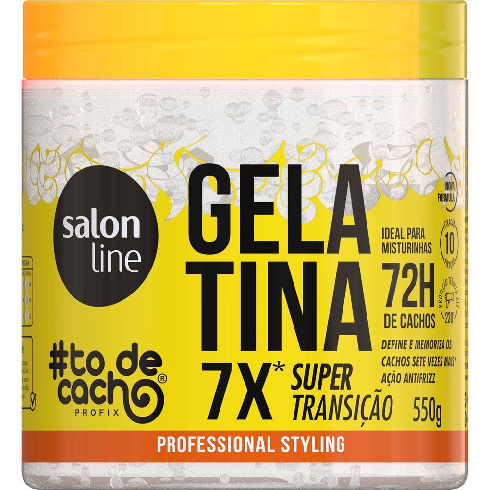 Gelatina Transição Capilar Salon Line To De Cacho 550g em Oferta na Shopee