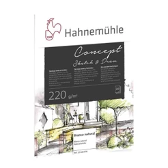 Bloco Desenho Hahnemuhle Concept Sketch e Draw 220 g/m² A3 Com 20 Folhas