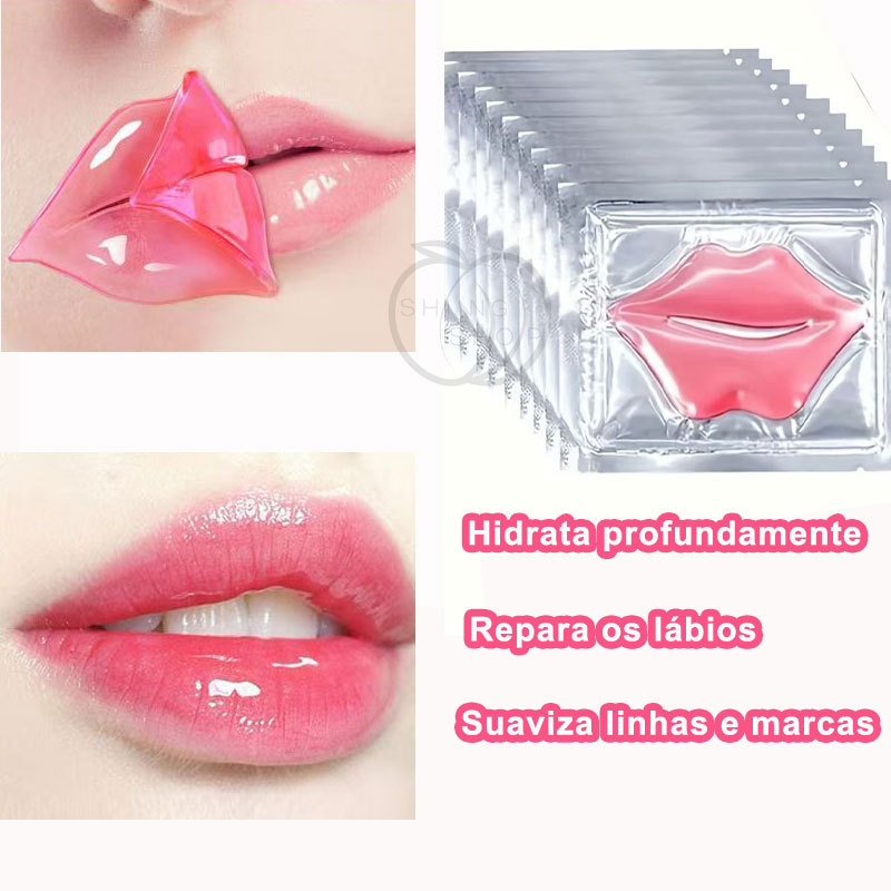 Kit 30/20/10/5 Máscara Labial De Mel de colágeno com cristal hidratante para lábios Beleza Mask