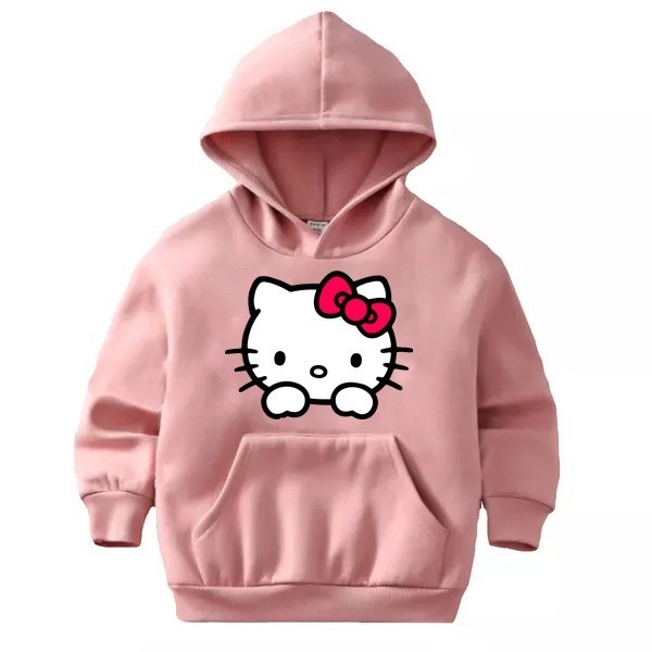 Moletom Com Capuz Infantil Gato Desenho Infantil Moletom Infantil Moletom Hello Fofinha Moletom Baby