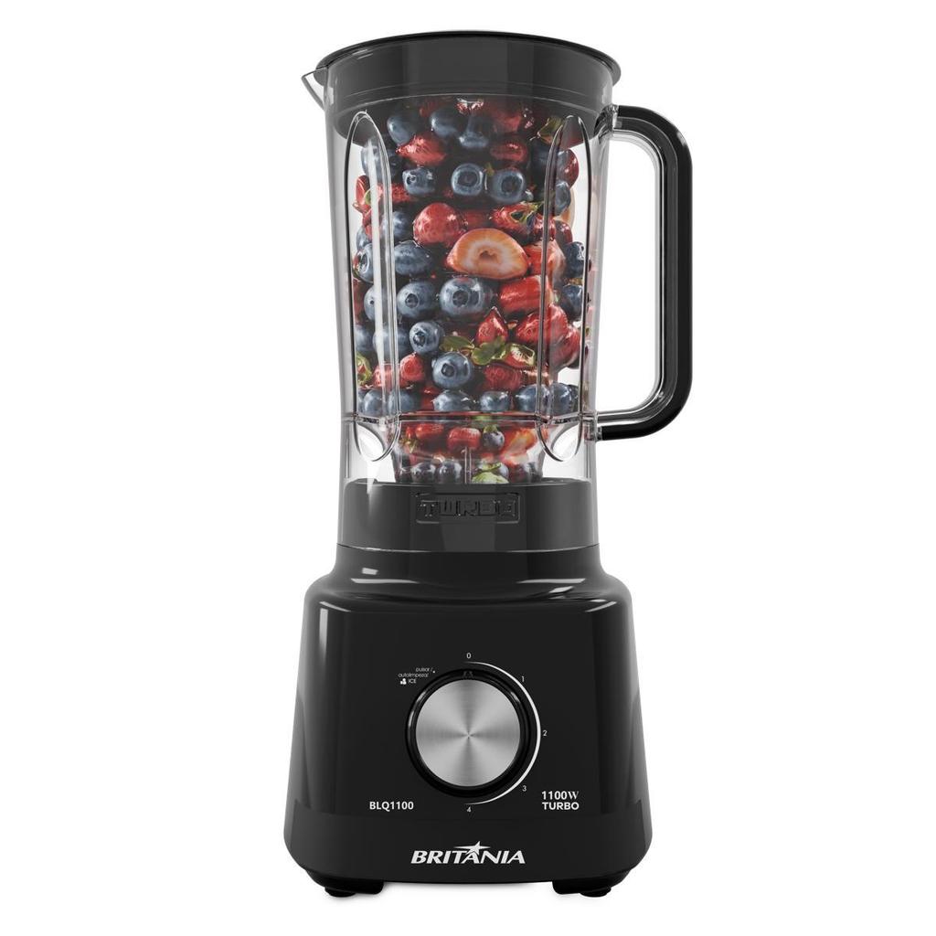 Liquidificador Britânia 1100W 2,7L 4 Velocidades BLQ1100 em Oferta na Shopee