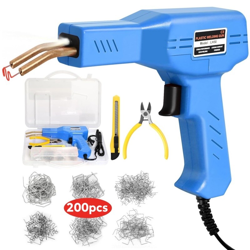 Soldador Handy Pistola Solda PláStico Para-Choque Farol Carro Grampo 220v Entrega RáPida Plastics Grampeadores Quen